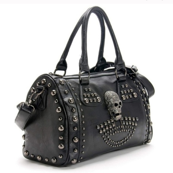 🆕️ Skull Handbag Large Capacity Gothic Style - Picture 1 of 4
